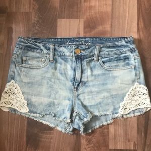 Fringe AEO Jean Shorts
